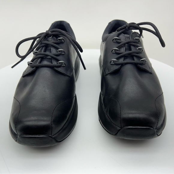 MBT Kampala Casual Oxford Rocker Comfort Walking Shoe Black Leather 8 EU38 New - Picture 6 of 15
